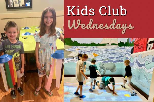 Kids Club every Wednesday