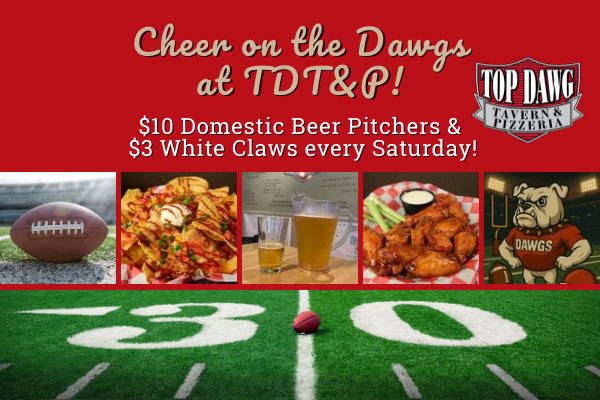$10 Domestic Pitchers every Saturday and Sunday