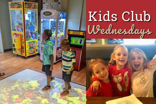 Kids Club every Wednesday