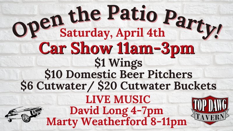 Open the Patio Party
