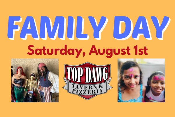 Family Day at Top Dawg Tavern