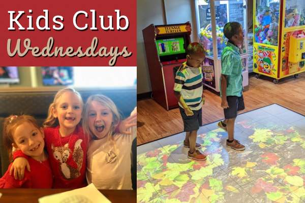 Kids Club every Wednedsay at Top Dawg Tavern