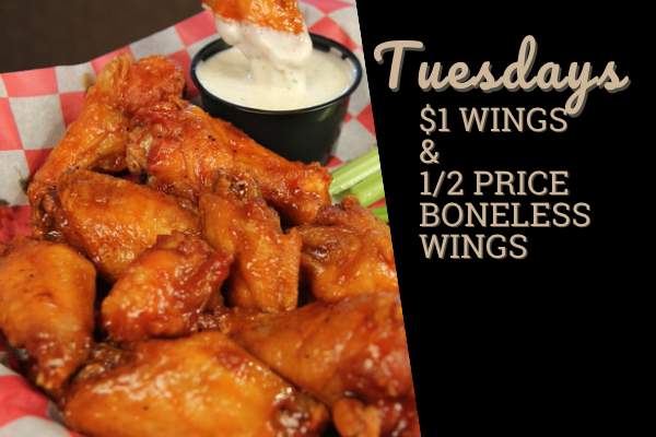 Tuesdays are for wings!