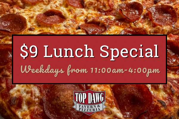 $9 Lunch Special