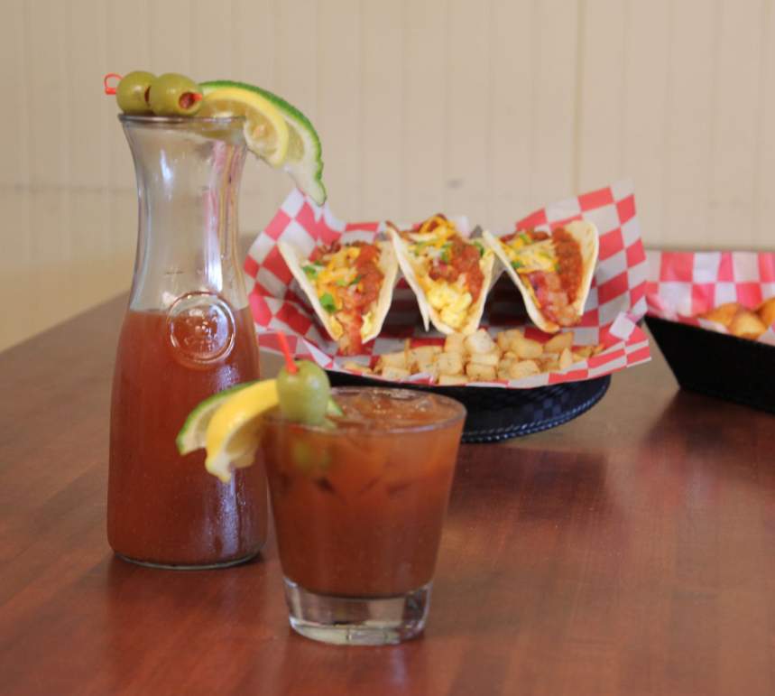Steak and Eggs (and hot sauce!) for brunch on Hilton Head Island