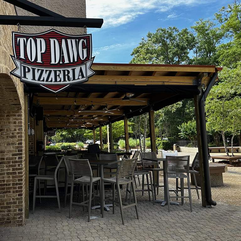 The Best Pizza on Hilton Head Island is at Top Dawg Tavern & Pizzeria